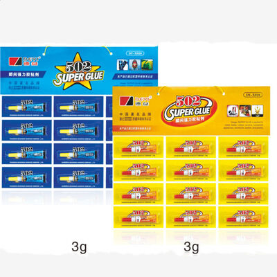 Adesivo instantâneo super cola 502 multi-funções cianoacrilato