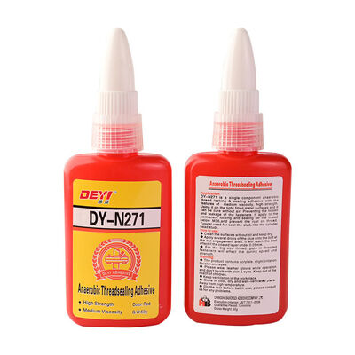 DEYI N271 Glue para parafusos de alta resistência vermelha