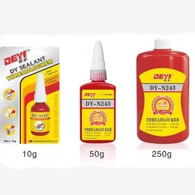 DEYI DY-N243 Bloqueador de roscas de fácil desmontagem - Adesivo resistente a altas temperaturas e óleo para aço inoxidável e metais inativos