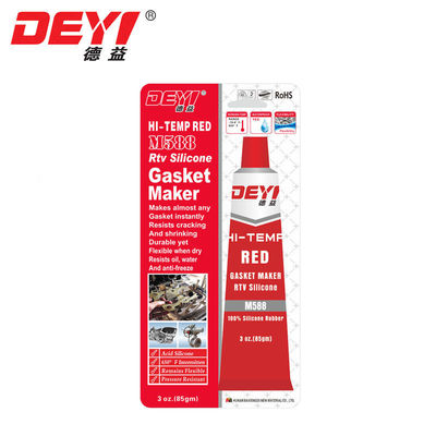 RTV Selador de silicone de alta temperatura M588 Fabricante de juntas resistentes ao calor