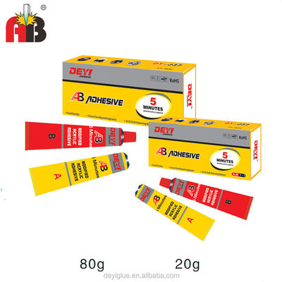 MF líquido espesso C4H6O2 cola acrílica AB para excelente adesão e resistência química