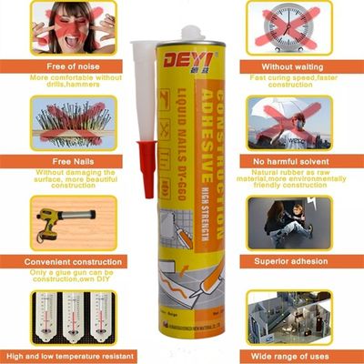 Cozinha e Banheiro Metal Adesivo SBS Household Nail Free Glue For Strong Bonding