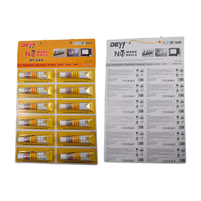 Multipurpose Branco 22,8g Sealante líquido sem unhas cola para gancho de toalha multifuncional