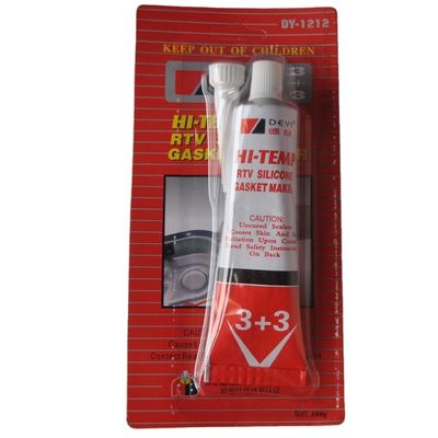 Classificação do metro Outros adesivos M588 Vermelho Alta temperatura RTV Silicone Adesivo selante