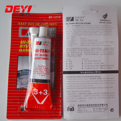 Classificação do metro Outros adesivos M588 Vermelho Alta temperatura RTV Silicone Adesivo selante