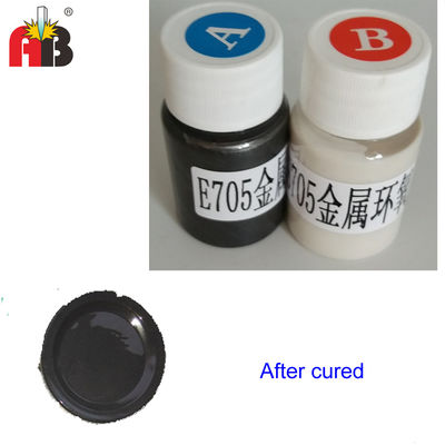 Alta resistência ao cisalhamento 3 toneladas 5 min Adesivo Epoxídico Branco Preto Ab EINECS n.o 230-391-5