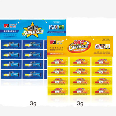 Multifunção Instant 502 Super cola para alta resistência ao calor e intensidade