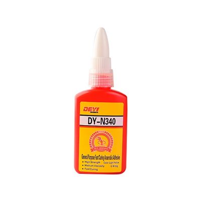 Adesivo de alta resistência amarelo 50 g selante anaeróbico