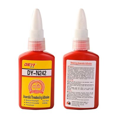 Métano acrilato de mediana resistência para tubos de vedação cola de filamento de bloqueio de adesivos com cura rápida