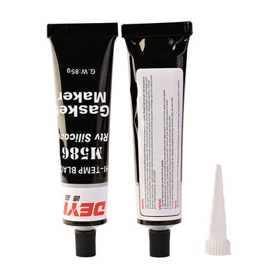 Resistente a ácidos 85g Fabricante de juntas de selante de silicone de cor preta com certificado SGS