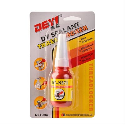 Glue líquido para alta temperatura Red Small Bottle Pipe Sealant Thread Locking Adhesivo
