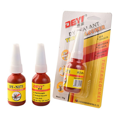 Glue líquido para alta temperatura Red Small Bottle Pipe Sealant Thread Locking Adhesivo