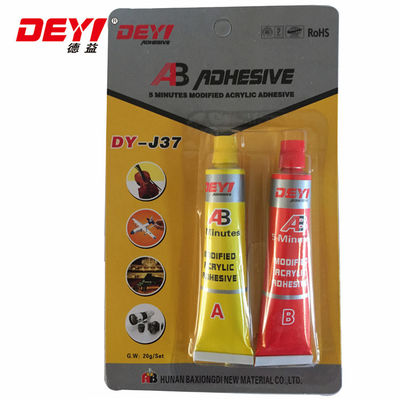 Adesivo acrílico modificado AB de curagem rápida para serviços de reparação de automóveis e motocicletas