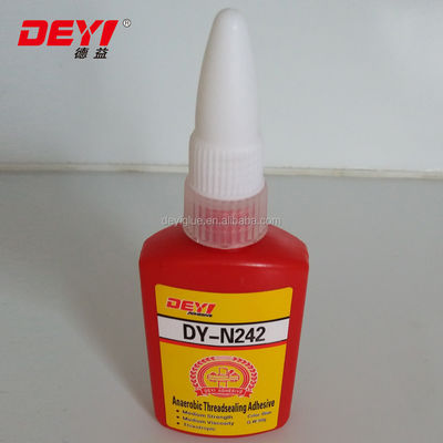 Glue de auto-bloqueio N242 para fixação de fio de parafuso para suporte de fio de metal de resistência média