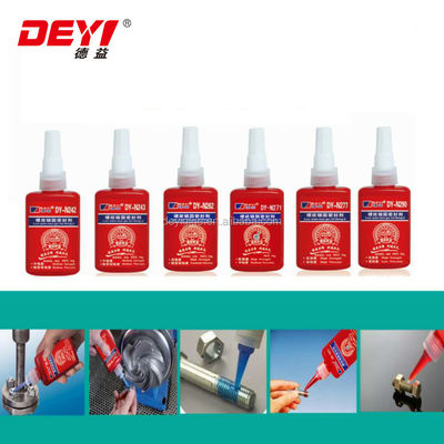 Glue de auto-bloqueio N242 para fixação de fio de parafuso para suporte de fio de metal de resistência média