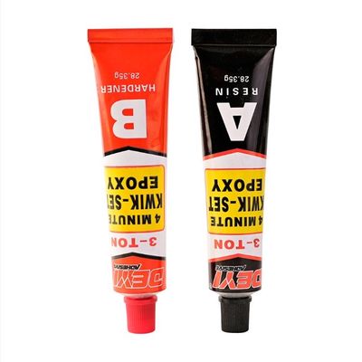 Top- Quick-set 4 Minutos Ab Bonding Epoxy Steel Glue/Epoxy Adhesive Milky White