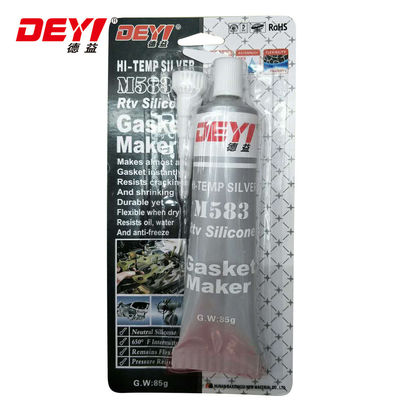 Motor de automóvel Máquina de juntas de silicone de alta temperatura cinza RTV -60-320C com neutro
