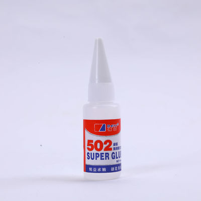Soluções de adesão instantânea Clear 502 Super Glue ISO SGS ROHS MSDS Certified Adhesive