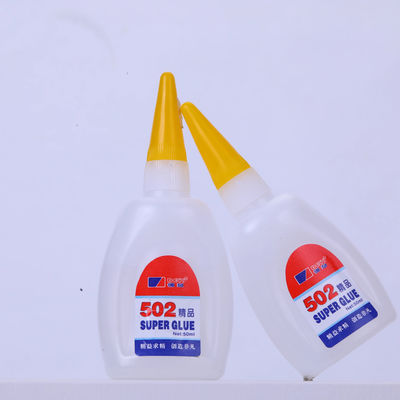 Soluções de adesão instantânea Clear 502 Super Glue ISO SGS ROHS MSDS Certified Adhesive