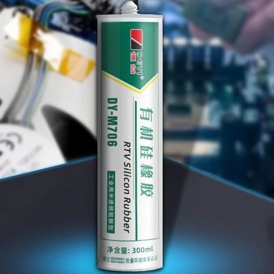 Cola adesiva de silicone para borda de borracha A 30-5 Resistente a ambientes adversos