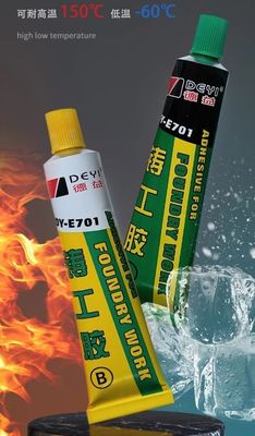 Adesivo de fundição de 100 ml e 65 ml para reparação de buracos de areia, rachaduras e padrões em moldes metálicos