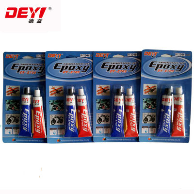 Cola epoxi AB de curagem rápida Alta resistência para metal, vidro e plásticos, impermeável, resistente a ácidos