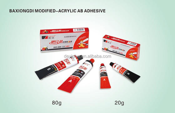 DEYI Clasic Modified Acrylic AB Adesivo para ligação de metais e plásticos com curagem inicial de 5 minutos