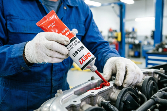 Grau industrial M588 Fabricante de juntas RTV neutro de alta temperatura selante vermelho para aplicações de vedação eficazes e duradouras
