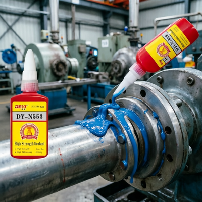 DEYI DY-N553 Adesivo anaeróbico profissional - liga metal, resiste a vibrações, ideal para bombeiros e tubulações de abastecimento de água