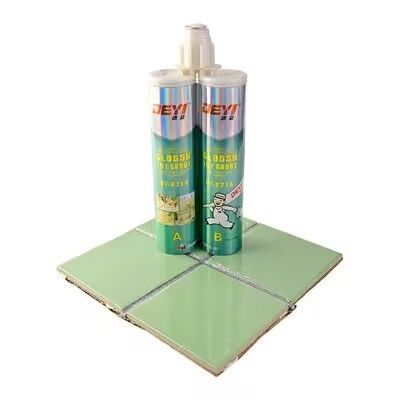 Glutina de azulejos epóxi brilhante e fácil de limpar DEYI DY-E716 Adesivo de 2 partes de alta resistência para cozinha e banho