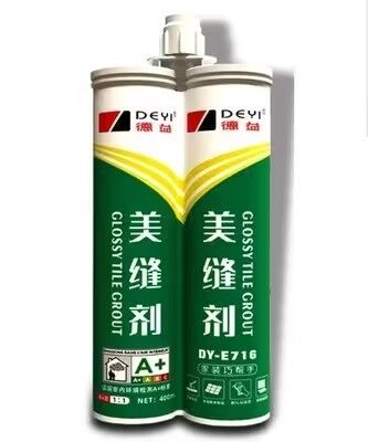 DEYI DY-E716 Argamassa epóxi de 2 partes para pisos e paredes - Preenchimento de juntas de ladrilho de alta resistência, resistente à sujeira e fácil de limpar