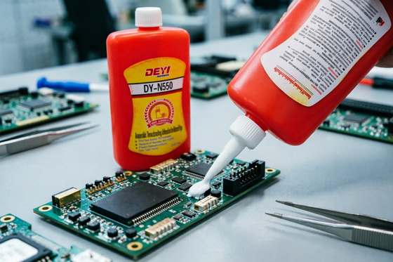 DEYI DY-N550 Selante de rosca resistente a altas temperaturas e óleo - Cola adesiva de substituição de junta anaeróbica