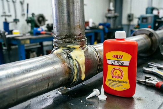 DEYI DY-N550 Selante de rosca resistente a altas temperaturas e óleo - Cola adesiva de substituição de junta anaeróbica