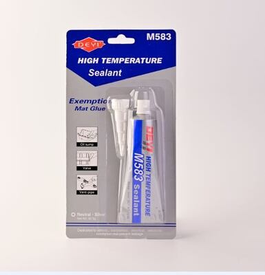 DEYI M583 Selante de Silicone RTV Prata Alta Temperatura para Motores Automotivos e Industriais