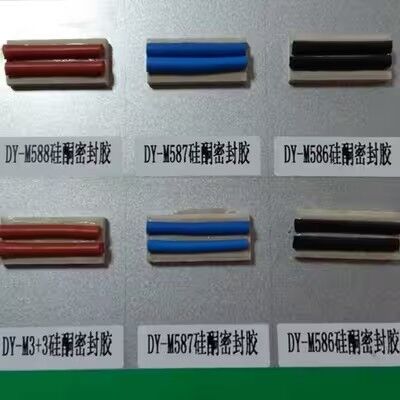 DEYI M583 Selante de Silicone RTV Prata Alta Temperatura para Motores Automotivos e Industriais