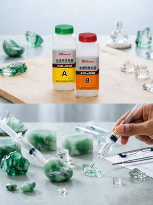Adesivo estrutural Crystal Clear AB ¢ Cola epóxi de qualidade electrónica para montagem de aparelhos