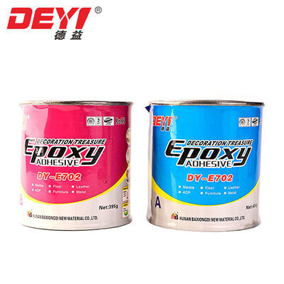 Glue de resina epoxi de duas partes de alta resistência Adesivo decorativo antienvelhecimento para filmes decorativos e materiais de construção