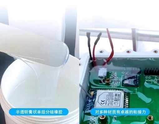 Adesivo de Silicone Shore A 30-5 Cola para Borracha Resistente às Intempéries Selante de Alta Temperatura para Ambientes Hostis