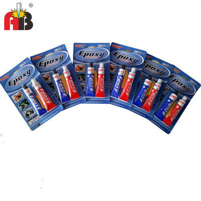 Alta resistência Epoxi AB cola de curagem rápida Branco/Negro Adesivo Alta resistência ao corte Para reparação e montagem industrial de metais