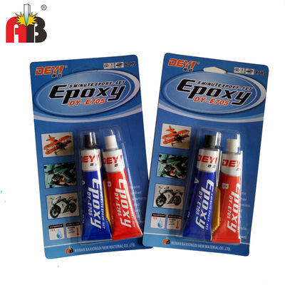 Alta resistência Epoxi AB cola de curagem rápida Branco/Negro Adesivo Alta resistência ao corte Para reparação e montagem industrial de metais