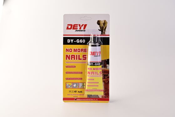 Não há mais cola para unhas, resistente às intempéries, com alta resistência de colagem e tempo de trabalho de 20 minutos para construção